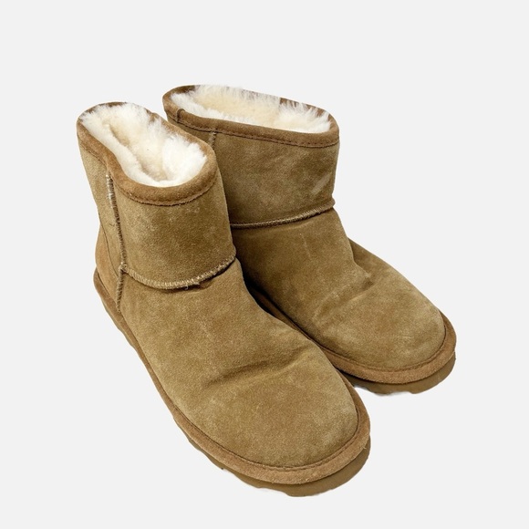 Bearpaw Alyssa Ankle Boots 5 Inch Hickory Wool Blend Lining Warm Size 11 - Picture 4 of 7